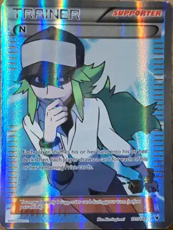 N Supporter 101/101 Full Art UR Noble Victories Holo NM Pokemon Card - Image 1