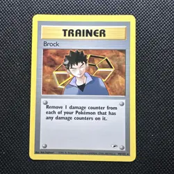 Trainer Brock Gym Heroes Card 98/132 Uncommon Lightly Played - Image 1