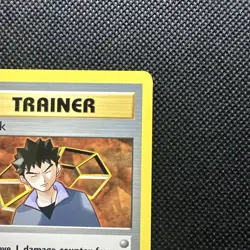 Trainer Brock Gym Heroes Card 98/132 Uncommon Lightly Played - Image 3