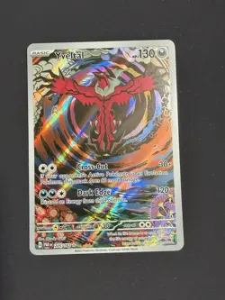 Yveltal 205/182 Paradox Rift Pokemon TCG Illustration Rare Card NM Condition - Image 1