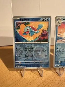 Pokemon SV 151 Squirtle Wartortle Blastoise EX 2023 Set Lot of 3 Cards English - Image 3