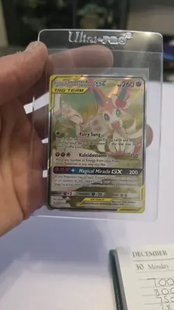 Pokemon Prismatic umbreon and tag team gx sylveon/gardevoir X2 cards - Image 2