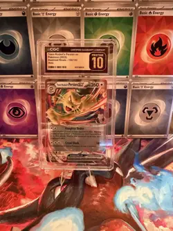 Team Rockets Persian EX 150/182 Double Rare Holo Pokemon Card - PRISTINE 10!! - Image 1
