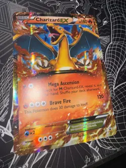 JUMBO/OVERSIZED Charizard EX XY17 Pokemon Holo Promo Card NM/LP - Image 3
