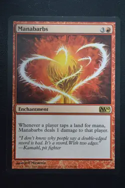 Magic The Gathering MTG MANABARBS Magic 2010 LP Lightly Played - Image 1