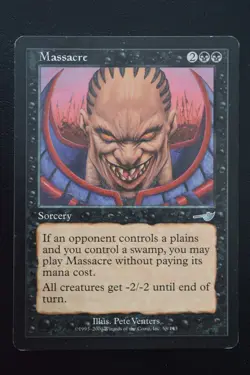 Magic The Gathering MTG MASSACRE Nemesis LP Lightly Played - Image 1