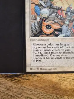 Jihadd - Magic: The Gathering MTG - Arabian Nights - Mint - Rare - Banned - Image 4