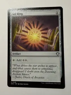 Sol Ring #128 (NM) Commander: Secrets of Strixhaven SOC Magic MTG - Image 1