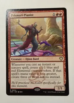 Prismari Pianist 34 SOC Commander: Secrets of Strixhaven Magic MTG NM - Image 1