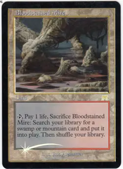 Bloodstained Mire - Onslaught Light Play Foil Magic mtg LP - 5 - Image 1