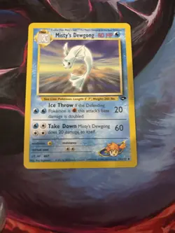 Misty's Dewgong - 54/132 Gym Challenge - Pokemon TCG - 2000 - Image 1