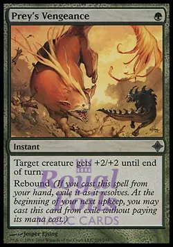 Prey's Vengeance 2x FOIL ROE MTG Rise of Eldrazi Uncommon MINT green - Image 1