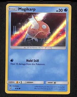 Magikarp 8 Common Pokemon Detective Pikachu 18 Holo 2019 - Image 1