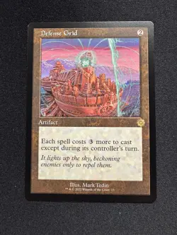 Defense Grid - NM - The Brothers' War: Retro Frame - MtG - Image 1