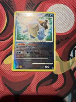 Pokemon Blastoise 2/132 Secret Wonders Reverse Holo Rare (2007) - Image 3