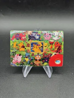 Pikachu Concert Holo Pokemon Vintage Pocket Monsters Vending Prism Sticker 466 - Image 1