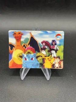 Pikachu Concert Holo Pokemon Vintage Pocket Monsters Vending Prism Sticker 466 - Image 2