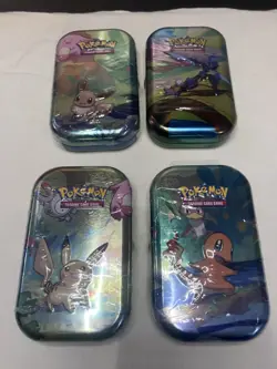 Pokemon TCG Scarlet & Violet Era Mini Tins Set of 4, New Sealed - Image 1