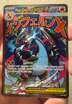 Mega Charizard X ex 023 MEP Black Star Promo Pokemon TCG UPC - Image 1