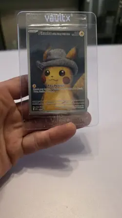 Pokemon pikachu van gogh grey felt hat & sealed special delivery bidoof sealed - Image 3