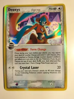 Deoxys Delta Species 5/110 Pokemon EX Holon Phantoms 2006 Holo Rare LP - Image 1