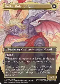 MTG - Kefka, Court Mage (322) (Borderless) (Foil) - NM - Image 2