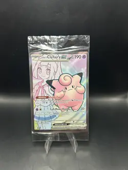 Pokemon TCG Journey Together Black Star Promo Lillie’s Clefairy ex SVP195 Sealed - Image 1