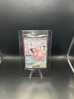 Pokemon TCG Journey Together Black Star Promo Lillie’s Clefairy ex SVP195 Sealed - Image 3
