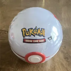 Pokemon TCG PokeBall Tin E25 - 3 Booster Packs & Stickers -SEALED-Free Shipping - Image 1