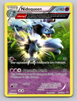 Nidoqueen 69/160 Rare Primal Clash Pokemon Near Mint Regular Non Holo - Image 1