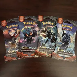 Pokemon TCG Sun & Moon Burning Shadows Sleeved Booster Pack - Image 1