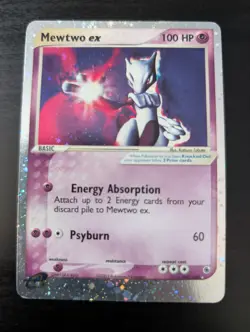 Pokemon Mewtwo EX 101/109 Holo 2003 Ruby & Sapphire DMG - Image 1