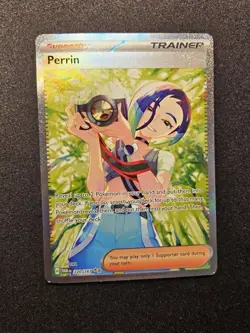 Pokemon Perrin 220/167 Sv06 Twilight Masquerade SIR Full Art Holo Trainer RARE - Image 1