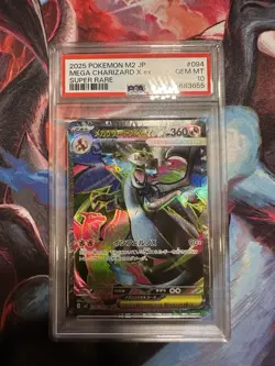 Pokemon Mega Charizard X ex 094/080 M2: Inferno X Holo (Japanese) PSA 10 - Image 1