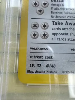 2000 POKEMON GYM HEROES HOLO #4 ERIKA'S DRAGONAIR PSA 8 - Image 5
