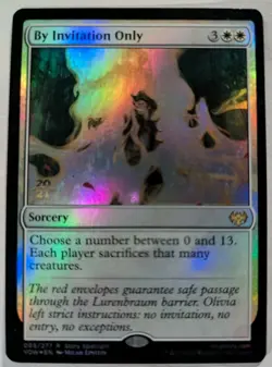 By Invitation Only Innistrad: Crimson Vow Foil - MTG RARE - Image 1