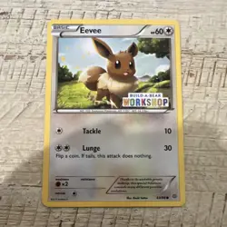 Eevee Build-A-Bear Workshop Exclusive Promo 63/98 2015 EN 60HP Basic Reg - Image 1