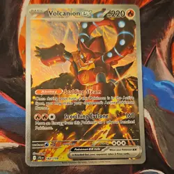 Pokemon TCG Volcanion EX Sv09: Journey Together SIR 182/159 220 HP - Image 1