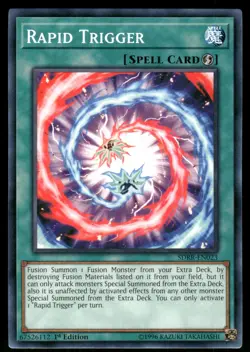 Rapid Trigger SDRR-EN023 Common / Short Print Yu-Gi-Oh 1st Edition Near Mint - Image 1
