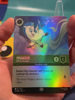 ✨🪽 Pegasus – Gift for Hercules 212/204 Epic Foil Lorcana NM 🪽✨ - Image 2