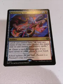 Resonating Lute - NM/M Pack Fresh - Secrets of Strixhaven MTG Magic Card English - Image 1