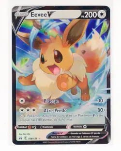 1x ~ESP~ SPANISH Eevee V Crown Zenith 108 SPANISH Pokemon Card (C1) - Image 1