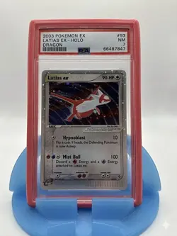 2003 POKEMON EX DRAGON 93 LATIAS EX-HOLO PSA 7🔥🔥 - Image 1