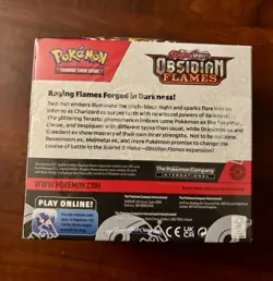 Pokemon Scarlet & Violet Obsidian Flames Booster Box English - Factory Sealed - Image 2
