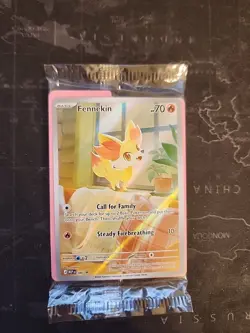 Pokemon Fennekin 080 - Black Star PROMO Sealed IN HAND Chaos Rising ETB - Image 1