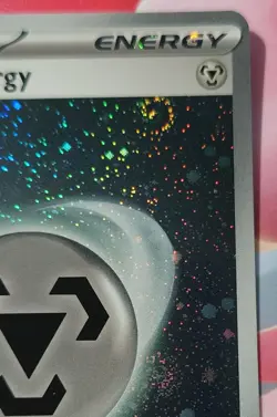 Basic Energy Steel (Cosmos Holo) x3 Swirls - S & V 151 - Pokemon TCG - Image 3