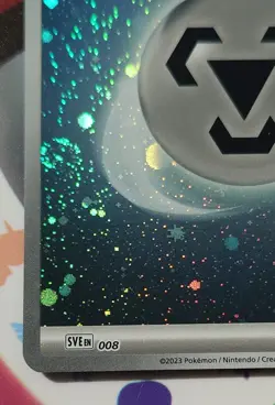 Basic Energy Steel (Cosmos Holo) x3 Swirls - S & V 151 - Pokemon TCG - Image 5