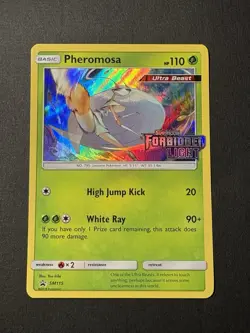Pokemon TCG Pheromosa Sun & Moon Forbidden Light Stamp Promo SM115 - Image 1