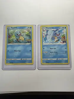 Pokemon TCG Squirtle Pokemon Go 015/078 & Wartortle 016/078 - Image 3