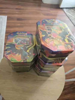 Pokemon Mega Charizard EX Tin Lot of 5 (X & Y) Sealed 2026 English - Image 3
